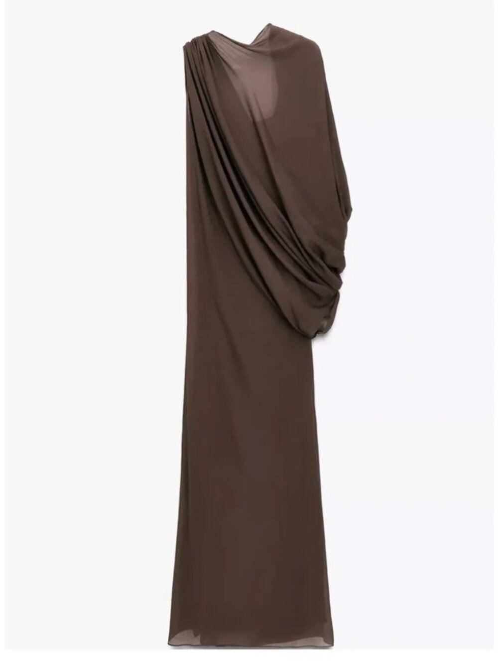 Zara NWT Limited Edition multi position cape combination long dress - Picture 2 of 6
